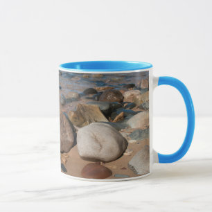 USA, Michigan. Rounded Boulders On 12 Mile Mug