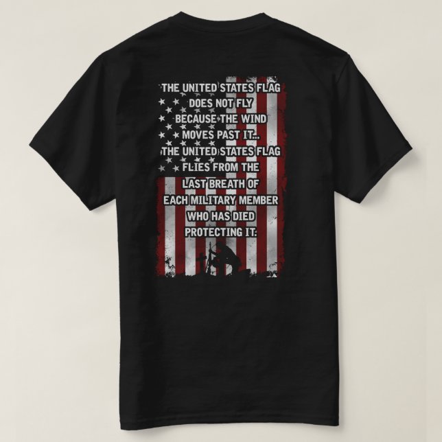 USA military T-shirt (Design Back)