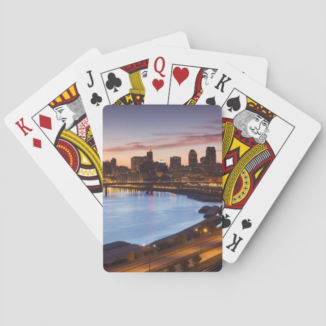 USA, Minnesota, Minneapolis, St. Paul 2 Playing Cards (Back)