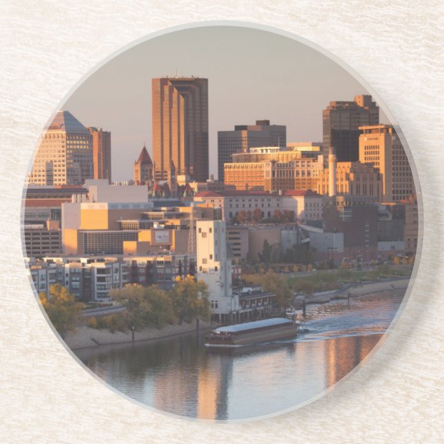 USA, Minnesota, Minneapolis, St. Paul 3 Coaster (Front)