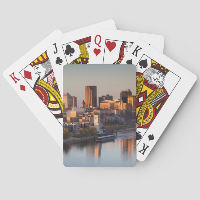 USA, Minnesota, Minneapolis, St. Paul 3 Playing Cards (Back)