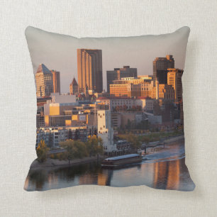 USA, Minnesota, Minneapolis, St. Paul 3 Throw Pillow