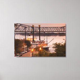 USA, Mississippi, Natchez. Natchez Under the Canvas Print