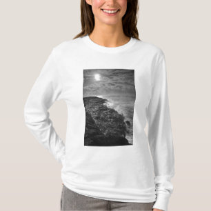 USA. Molten lava flows into the ocean at sunrise T-Shirt