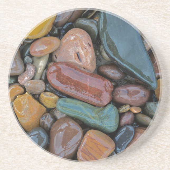 USA, Montana, Clark Fork River, Stones Coaster (Front)