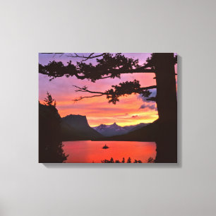USA, Montana, Glacier National Park. Landscape Canvas Print