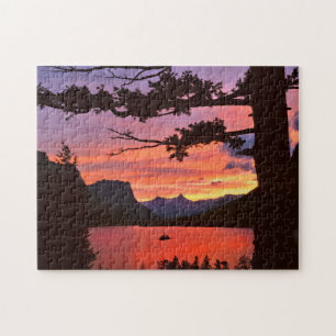 USA, Montana, Glacier National Park. Landscape Jigsaw Puzzle