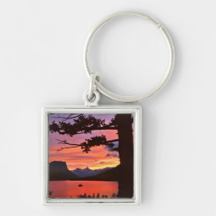 USA, Montana, Glacier National Park. Landscape Keychain