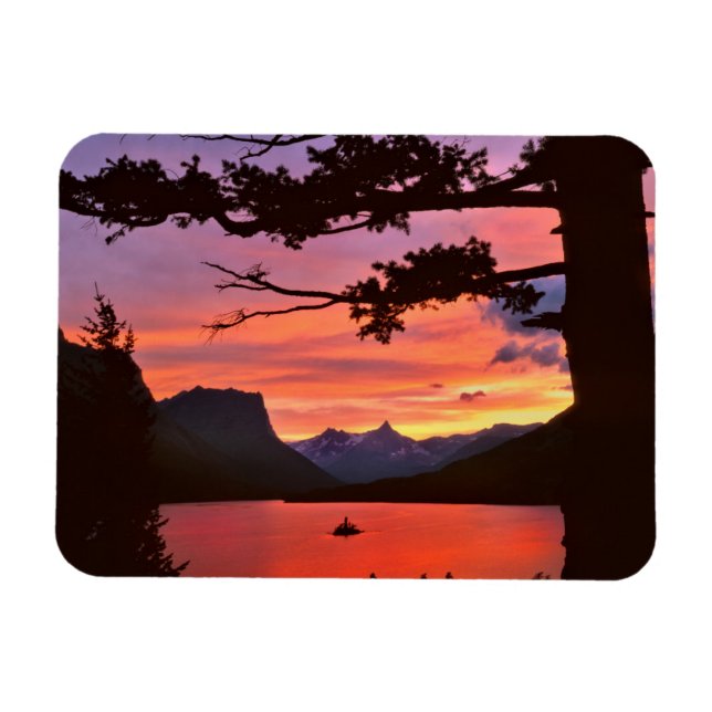 USA, Montana, Glacier National Park. Landscape Magnet (Horizontal)