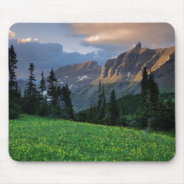 USA, Montana, Glacier National Park, Logan Pass Mouse Pad (Front)