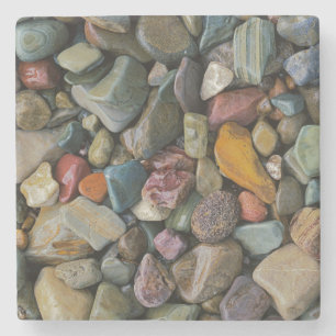 USA, Montana, Glacier National Park, Stones Stone Coaster
