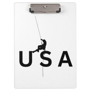 USA mountain climbing Clipboard