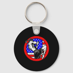 Usa Muay Thai - Thai Boxing And Kickboxing Gift Keychain