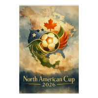 USA MX CA Fine Art Wall Art World Cup