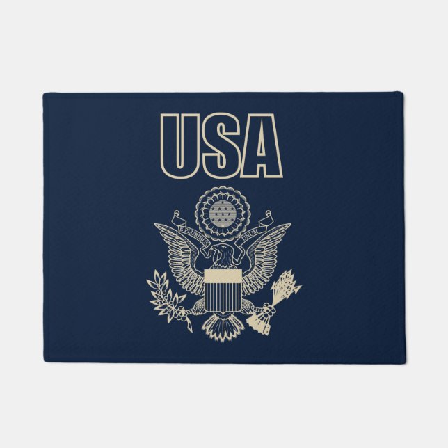USA national emblem Doormat (Front)