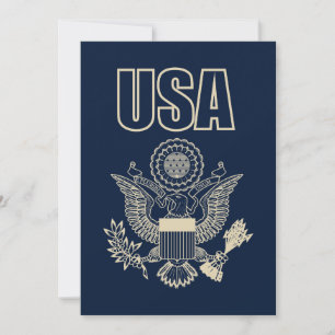 USA national emblem Invitation
