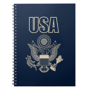 USA national emblem Notebook