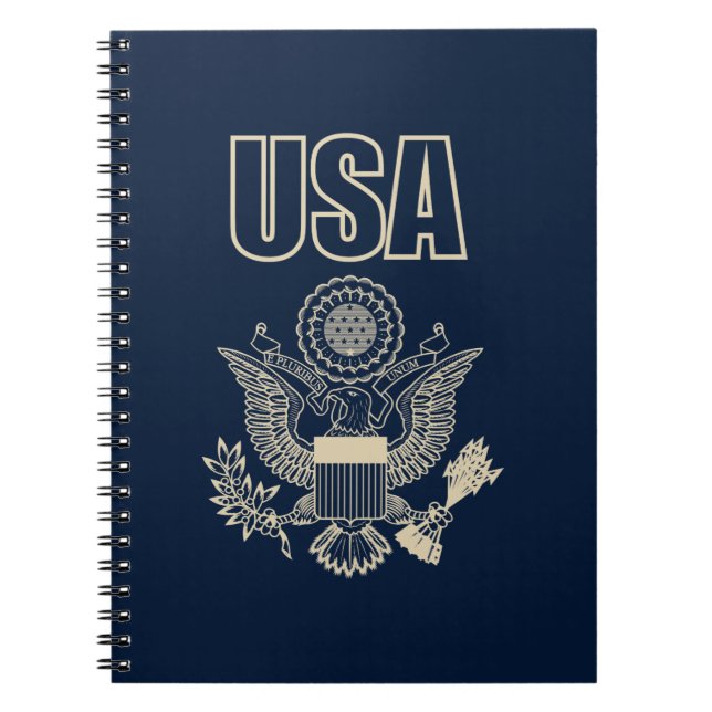 USA national emblem Notebook (Front)
