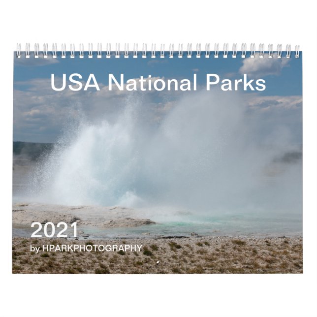 USA National Parks 2021 Calendar (Cover)