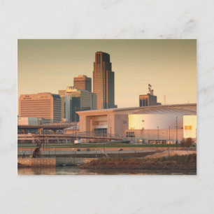 USA, Nebraska, Omaha, Skyline Postcard