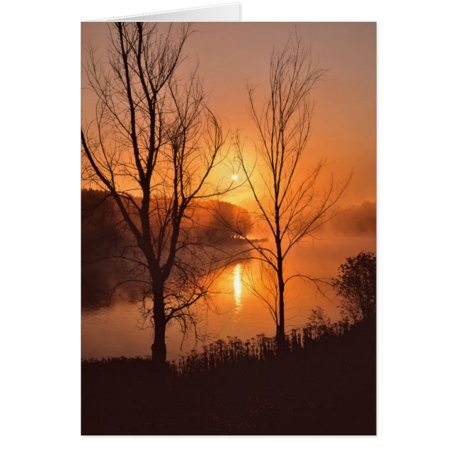 USA, New England, Maine. Autumn Sunrise (Front)