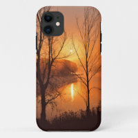 USA, New England, Maine. Autumn Sunrise