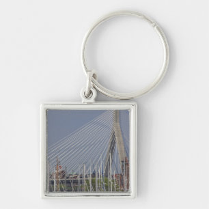 USA, New England, Massachusetts, Boston, boats Keychain