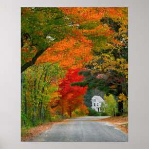 USA, New England, New Hampshire, Andover Poster