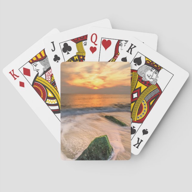 USA, New Jersey, Cape May. Scenic On Cape May 2 Playing Cards (Back)