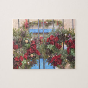 USA, New Mexico, Santa Fe: Canyon Road Gallery 3 Jigsaw Puzzle