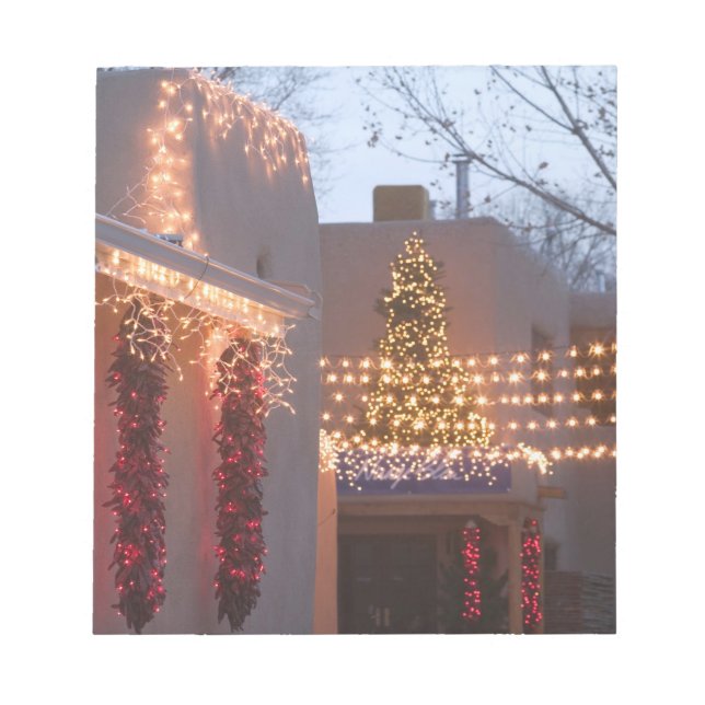 USA, New Mexico, Santa Fe: Canyon Road Gallery Notepad (Front)