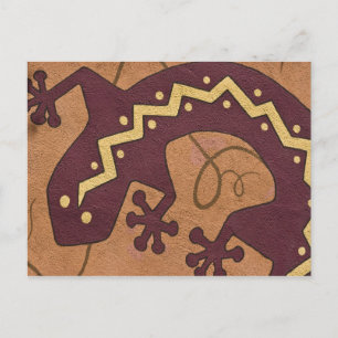 USA, New Mexico, Santa Fe. Close-up section of Postcard
