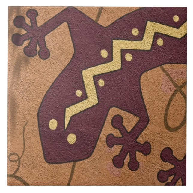 USA, New Mexico, Santa Fe. Close-up section of Tile (Front)