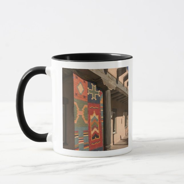 USA, New Mexico, Taos: Navaho Rug Gallery Kit Mug (Left)