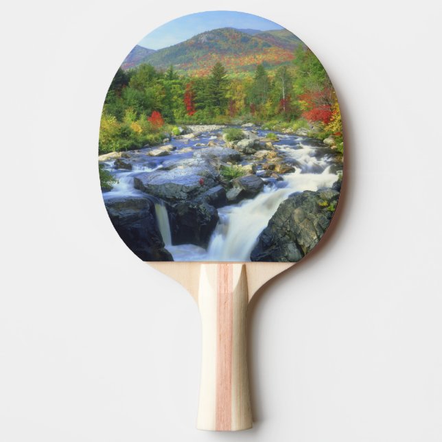 USA, New York. A waterfall in the Adirondack Ping Pong Paddle (Front)