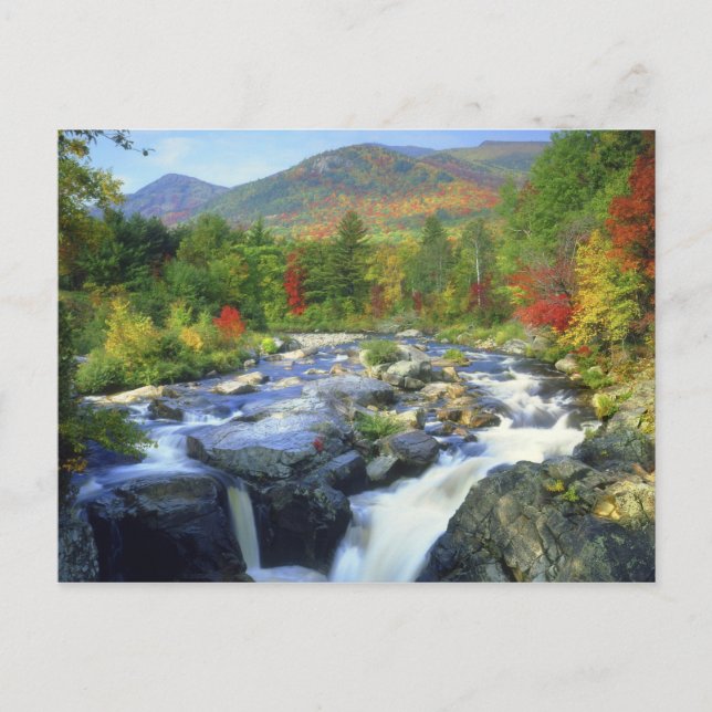 USA, New York. A waterfall in the Adirondack Postcard (Front)