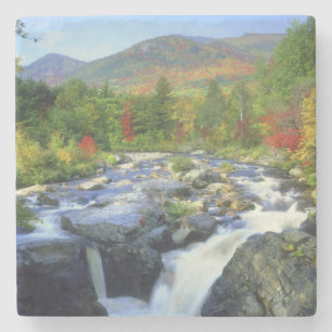 USA, New York. A waterfall in the Adirondack Stone Coaster