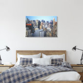 USA, New York City, Manhattan skyline Canvas Print (Insitu(Bedroom))