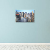 USA, New York City, Manhattan skyline Canvas Print (Insitu(Wood Floor))