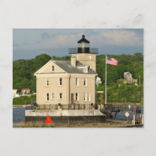 USA, New York, Kingston, Hudson River. Rondout Postcard