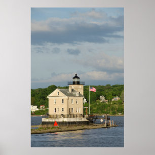 USA, New York, Kingston, Hudson River. Rondout Poster