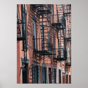 USA, New York, New York City, Brooklyn: Cobble Poster