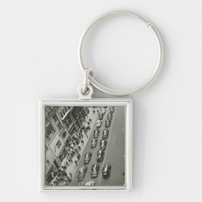 USA New York New York City elevated view Keychain (Front)