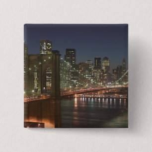 USA, New York, New York City, Manhattan: 10 2 Inch Square Button