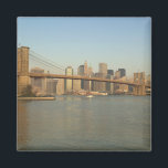 USA, New York, New York City, Manhattan: 13 Magnet<br><div class="desc">USA,  New York,  New York City,  Manhattan: Brooklyn Bridge & Lower Manhattan / Dawn view from Fulton Ferry (DUMBO) Brooklyn � Walter Bibikow / DanitaDelimont.com</div>