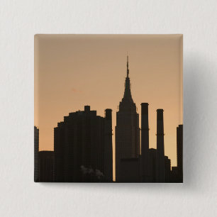 USA, New York, New York City, Manhattan: 23 2 Inch Square Button