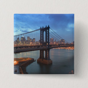 USA, New York, New York City, Manhattan: 26 2 Inch Square Button