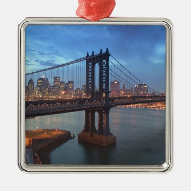 USA, New York, New York City, Manhattan: 26 Metal Ornament (Front)