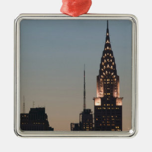 USA, New York, New York City, Manhattan: 3 Metal Ornament