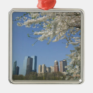 USA, New York, New York City, Manhattan: 4 Metal Ornament